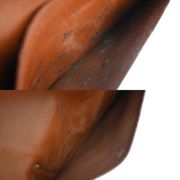 LOUIS VUITTON Double Rabat Shoulder Bag Monogram Leather Brown M51815 62EF169 - Picture 14 of 16